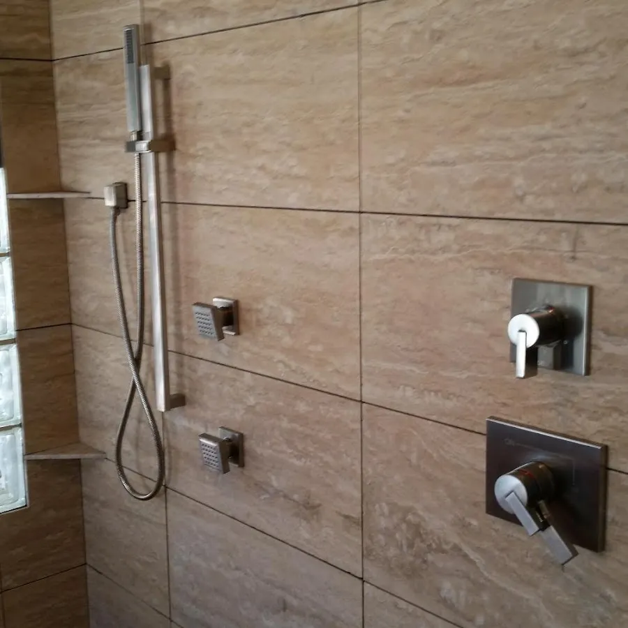 Shower fixture installation for Frozen Pipe Repair in Potomac Park